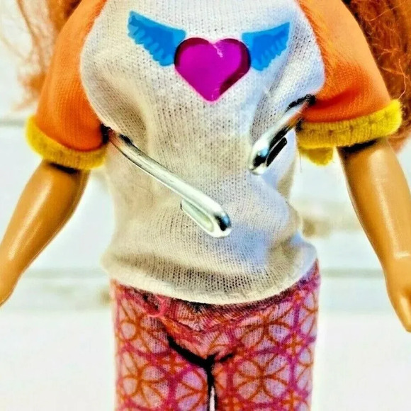 KID KORE 1992 Doll 1990 Red Hair Violet Eyes Two Piece Outfit 8" Tall - Picture 6 of 11